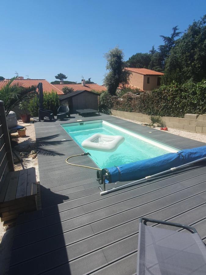 Апартаменти T2 Jusqu'A 4 Personnes En Rez-De-Jardin De Maison, Avec Piscine, Draps Et Serviettes De Toilette Fournis Аржеле-сюр-Мер Екстер'єр фото