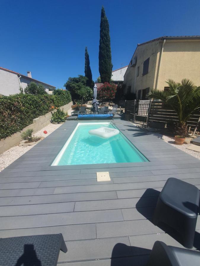Апартаменти T2 Jusqu'A 4 Personnes En Rez-De-Jardin De Maison, Avec Piscine, Draps Et Serviettes De Toilette Fournis Аржеле-сюр-Мер Екстер'єр фото
